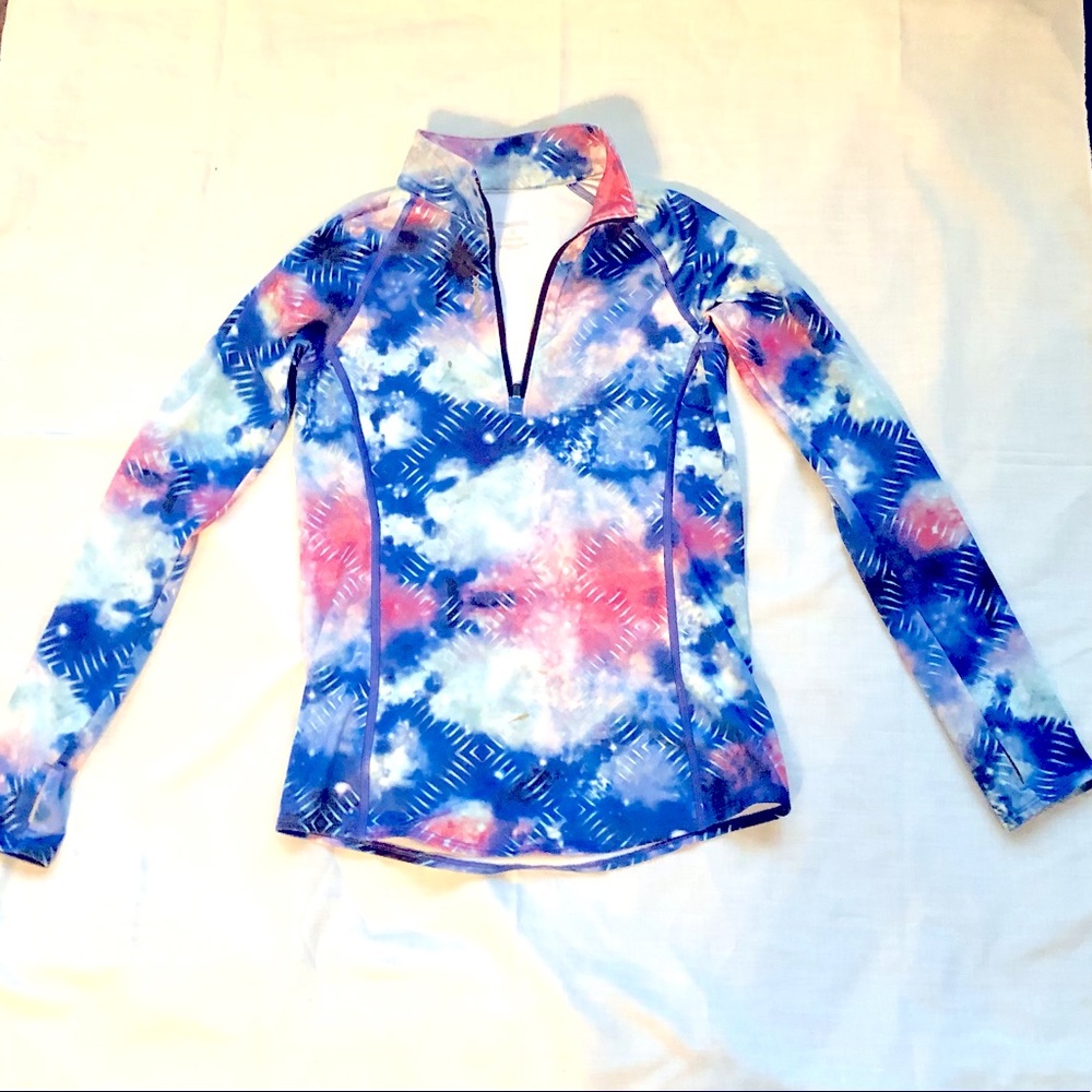 Reebok Long Sleeve Zipper Top Size M